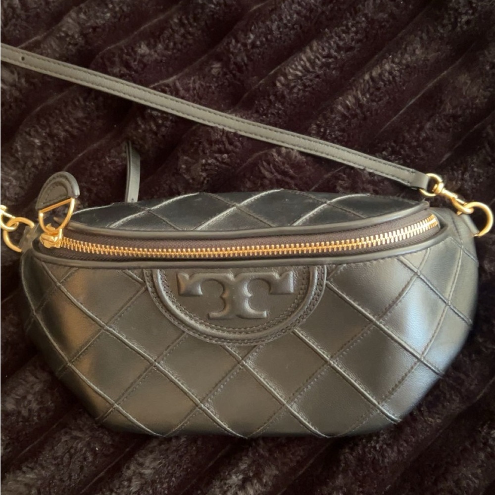 Tory burch Black Quilted Belt Bag - Picture 4 of 5